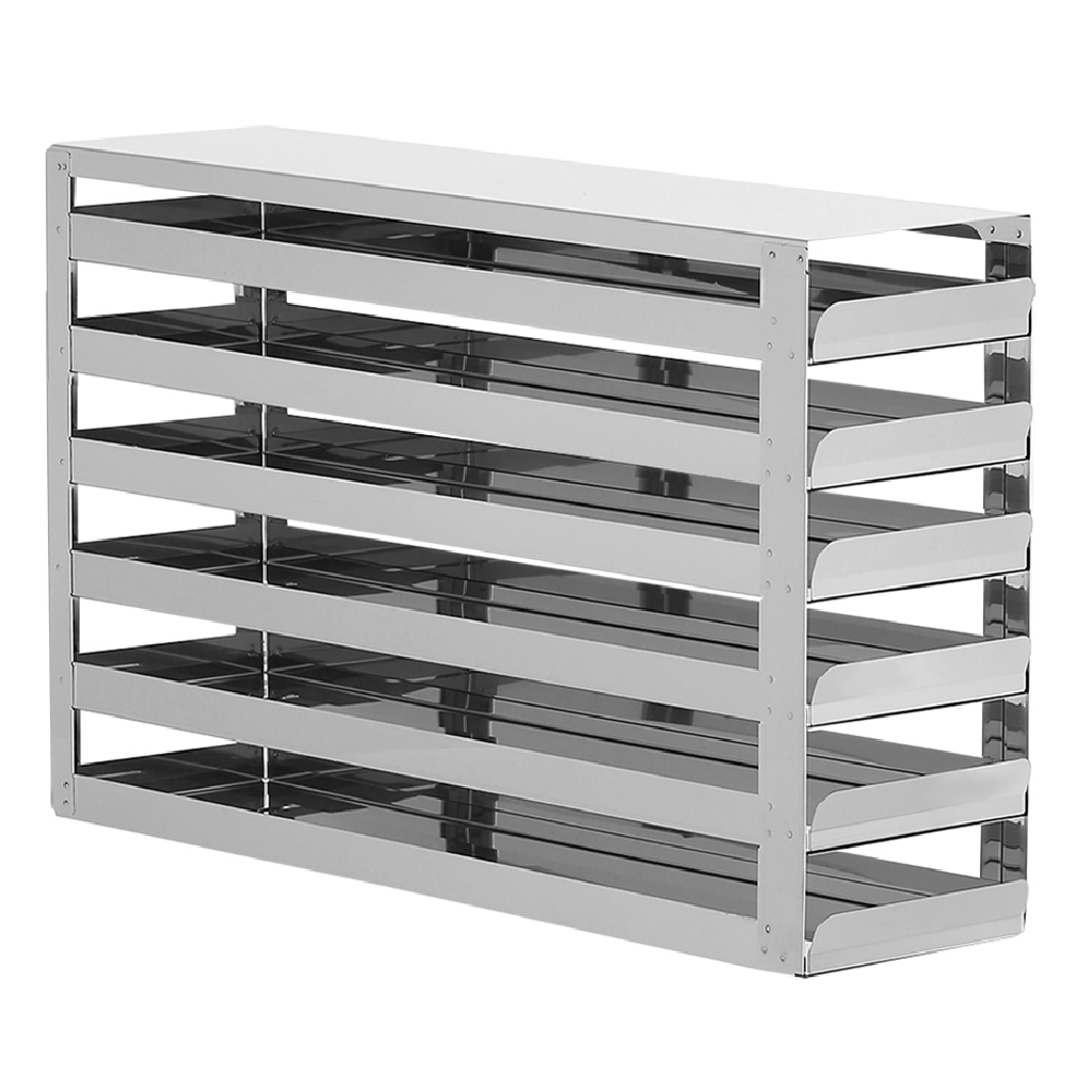 Dimensions 8 1/2 x 22 x 9 1/4H 3 x 6 Array Inches Stainless Steel Freezer Rack for 100 Place Slides 