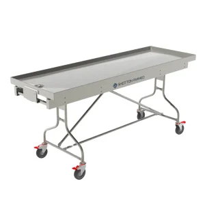 PARMED Standard Mortuary Tray Trolley